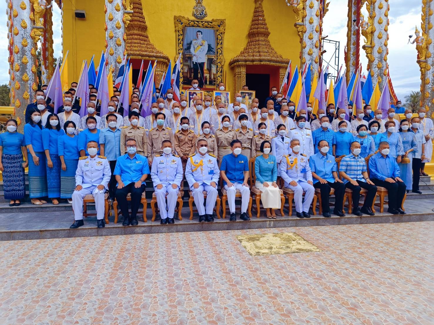 พิธีบรรพชาอุปสมบท ในโครงการบรรพชาอุปสมบท 910 รูป เฉลิมพระเกียรติสมเด็จพระนางเจ้าสิริกิติ์ พระบรมราชินีนาถ พระบรมราชชนนีพันปีหลวง เนื่องในโอกาสมหามงคลเฉลิม พระชนมพรรษา 90 พรรษา 12 สิงหาคม 2565